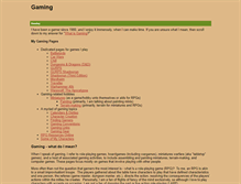 Tablet Screenshot of gaming.thecasavants.com
